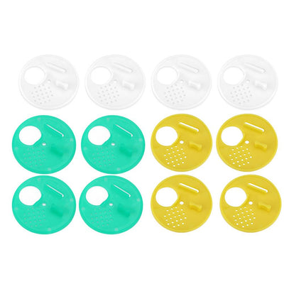 12pcs Plastic Round Beehives Nest Door Vent Beehive Beekeeping Tools