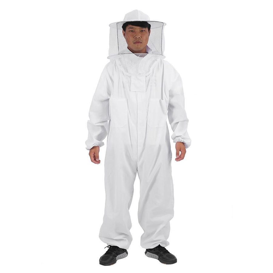 Professional Beekeeping Protective Equipment Bee Keeping Full Body Beekeeper Suit Hat XXL