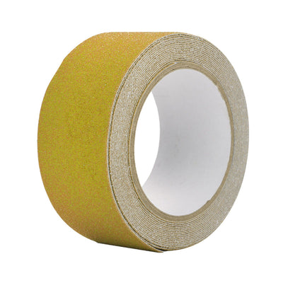 Colorful 5M*5cm PVC NOn Slip Anti Skid Adhesive Tape for Stair Step Floor Safety Decor (Yellow)