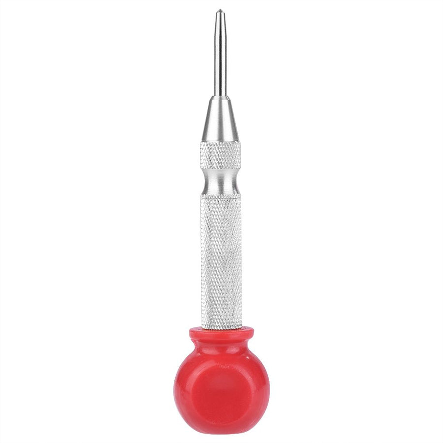 High Speed Steel Automatic Center Punch Spring Loaded Mechanism Marking Punching Tool (#4)