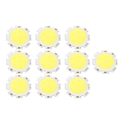 10pcs Round COB 3W High Power LED Chip Bulb Lamp Light White