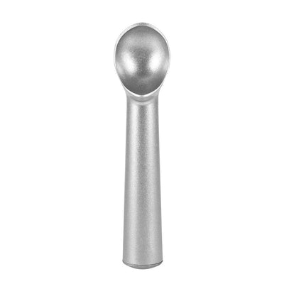 Portable Metal NOn stick Anti feeze Ice Cream Scoop Spoon Kitchen Tool (Matte Silver)