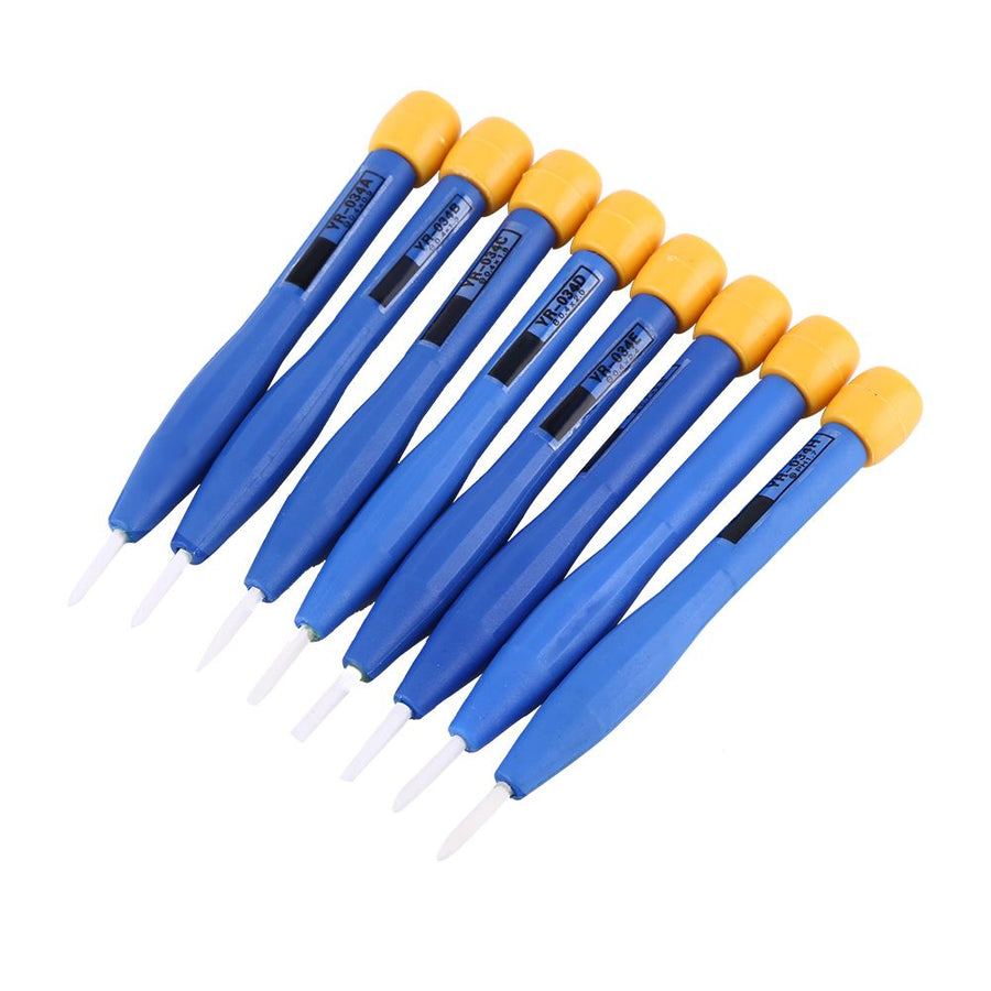 8pcs Adjust Frequency Screwdriver Anti static Plastic Ceramic Set Home Hand Tools Useful New