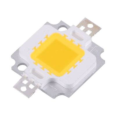 10Pcs 10W LED SMD Chip COB DC 9‑10V For Lamp Flood Light Bulb Replacement Warm White