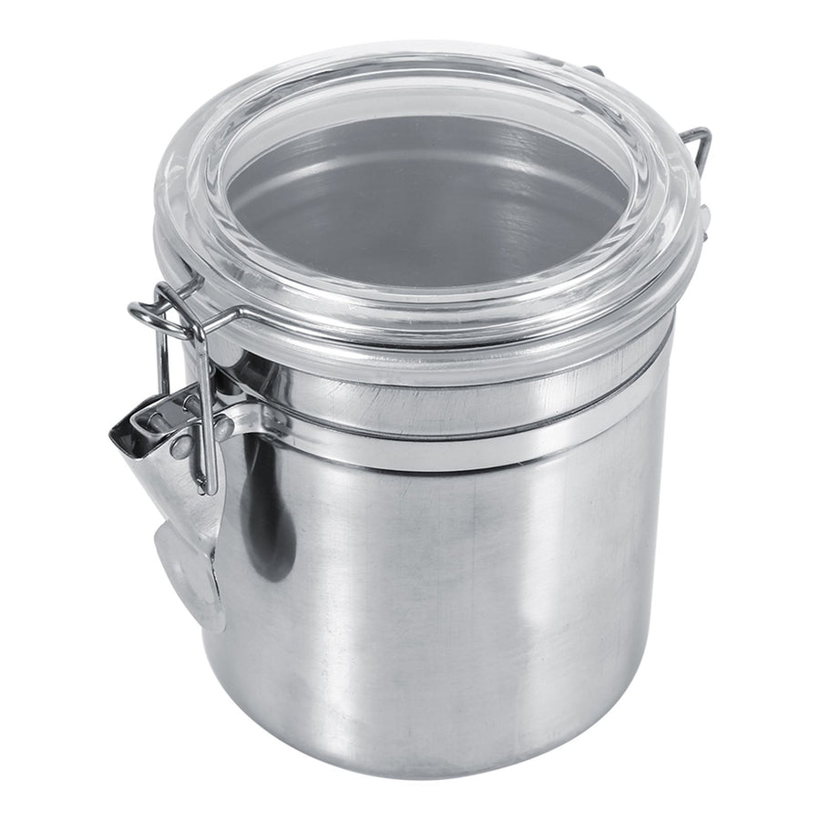 Stainless Steel Kitchen Food Storage Container Bottle Sugar Tea Coffee Beans Canister (M)