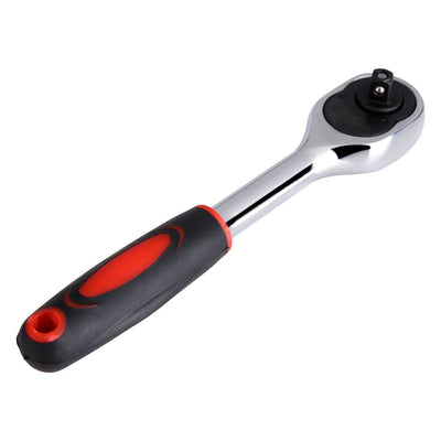 1PC Heavy Duty 1/4" Drive Quick Release Ratchet Socket Wrench Hand Bike Car Repairing Tool Hot