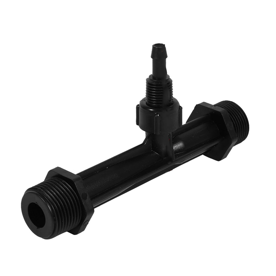 Irrigation Tube Fertilizer Mixer Injector Garden Water Device Plastic Black G3/4 Inch