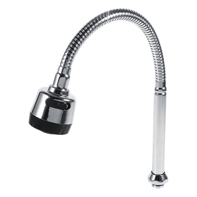 1x 304 Stainless Steel Swivel Spout Kitchen Sink Faucet Pipe Fittings Single Handle Connection