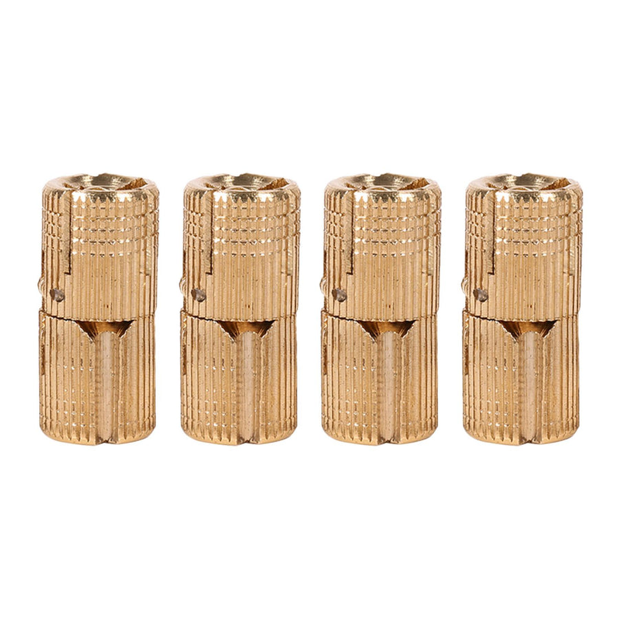 4pcs/pack Copper Cabinet Door Concealed Barrel Hinge for Worktops DIY Project 10mm