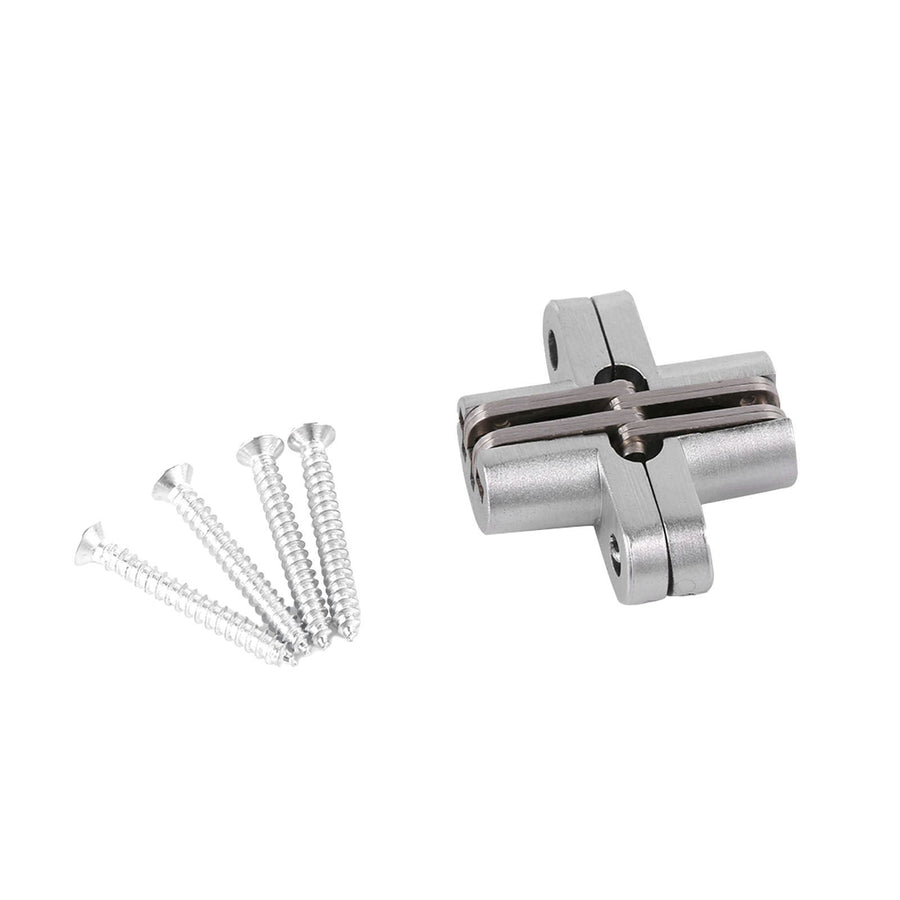 180 Degree Zinc Alloy Invisible Folding Door Cross Hidden Hinges (43.7mm)