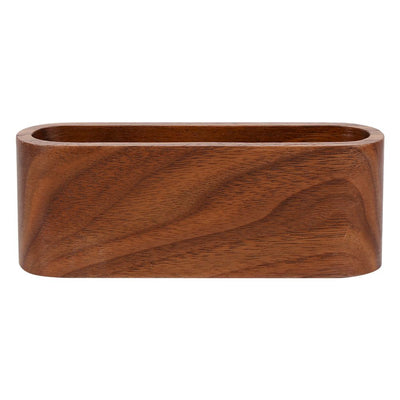 1Pc Creative Wooden Business Card Holder Case Storage Box Organizer Office Desktop Ornaments