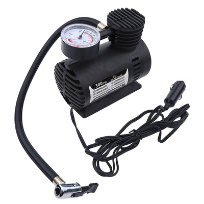 Portable Mini Air Compressor Electric Tire Infaltor Pump 12 Volt Car 300 PSI