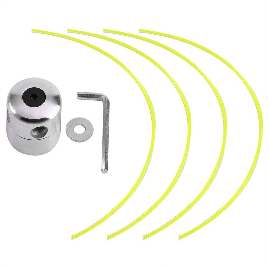 Universal Aluminium Alloy Strimmer Trimmer Head String Set for Gasoline Grass Brush Cutter