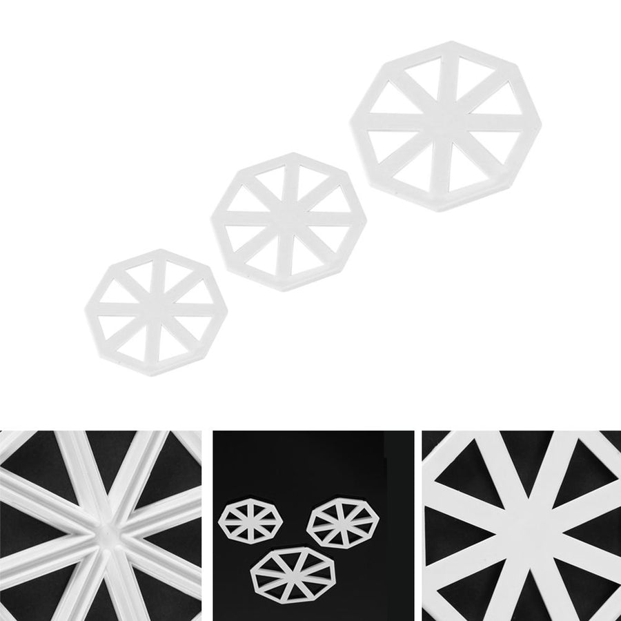 3pcs/set Bunting Flag Cutters Cake Decorating Mold Chocolate Fondant Mould DIY Tool