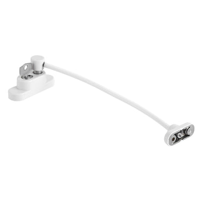 Zinc Alloy Window Door Opening Restrictor Cable Baby Child Safety Lock Catch Wire White
