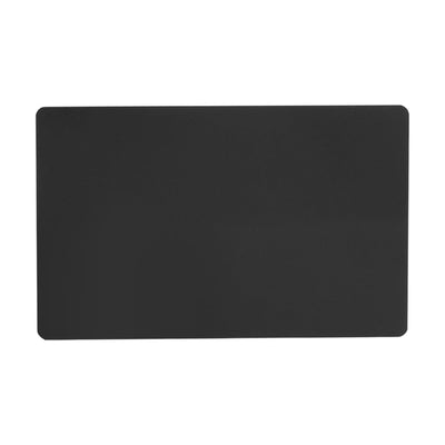50Pcs Impressive Blanks Laser Mark Engraved Metal Business Visiting Name Cards (Black)