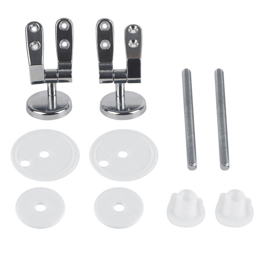 Replacement Toilet Seat Hinge Chrome Hinge With Fittings Bathroom Hotel Set