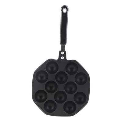12 Cavities Aluminum NOn stick Takoyaki Grill Pan Plate Octopus Ball Pancake Maker Baking Mold