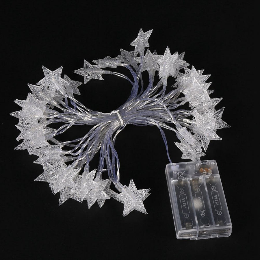 Battery Operated Led String Lights Ejoyous 6m 19ft 40 star Shape LED Lights Fairy Decorative Li