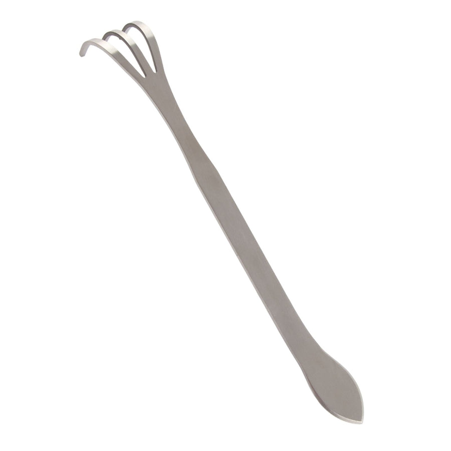 24CM Stainless Steel 3 Tines Plants Pot Rake Gardening Cultivator Soil Farming Tools