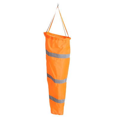 Noctilucent Airport Aviation Waterproof Windsock Reflective Strips Wind Measurement Bag S 100cm