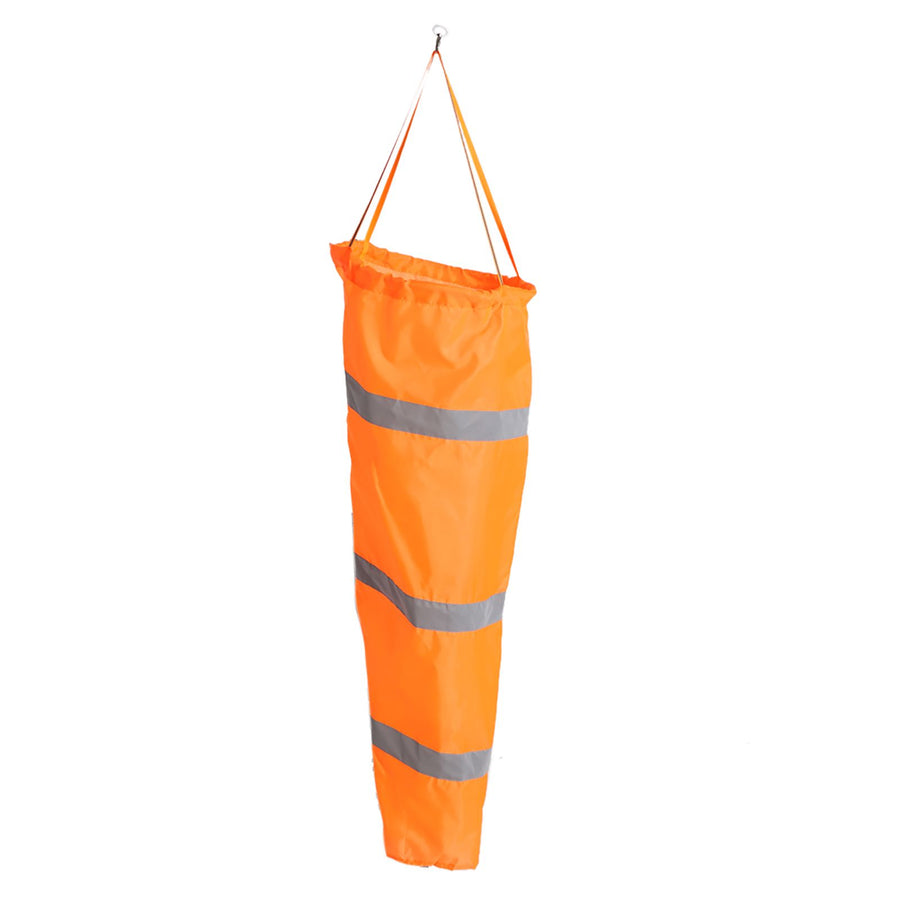 Noctilucent Airport Aviation Waterproof Windsock Reflective Strips Wind Measurement Bag S 100cm