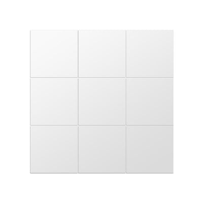 16pcs DIY Squares Mirror Wall Stickers 15cm Selfadhesive Tiles 3 D Mirror Decor for DIY Acryli