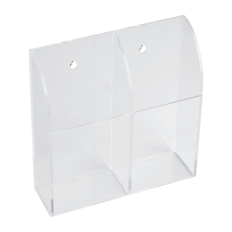 Acrylic Air Conditioner Remote Control Holder Case Storage Box Wall Mount 2 Case