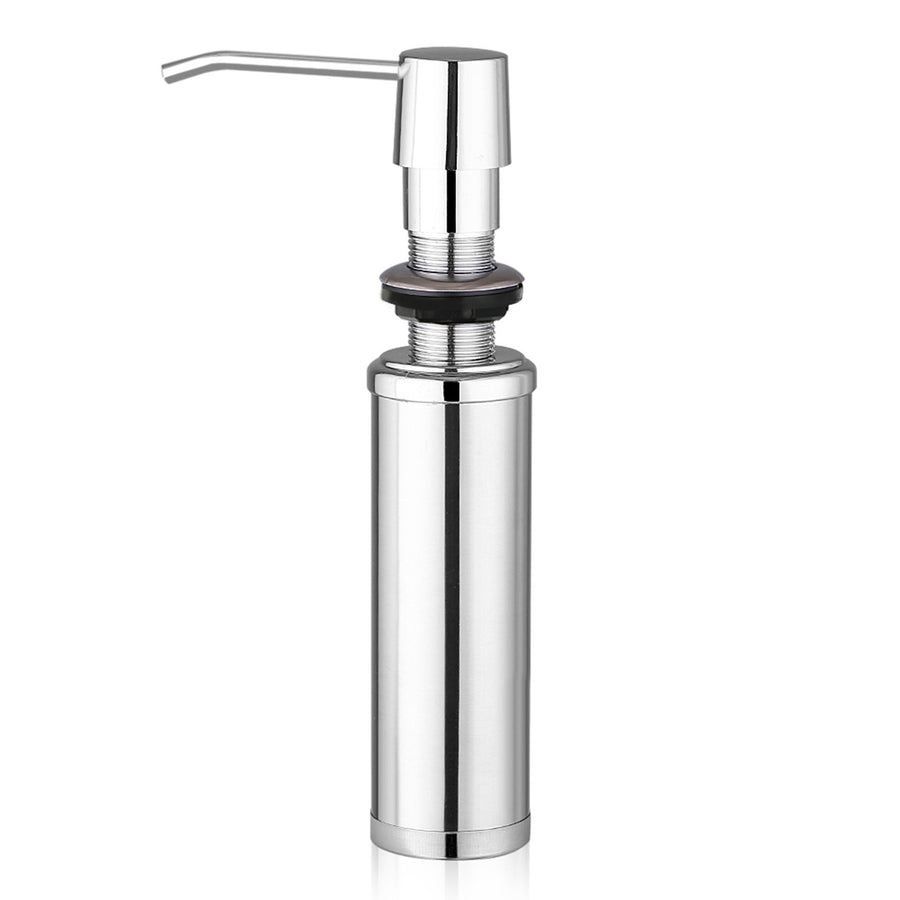 250ML Stainless Steel Liquid Soap Dispenser Bottle Kitchen Bathroom Shower Lotion Shampoo Pump