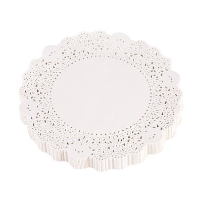 180Pcs Hollowed Decorative Paper Doilies Cake Mat Crafts Wedding Party Decoration 9.5 Inch
