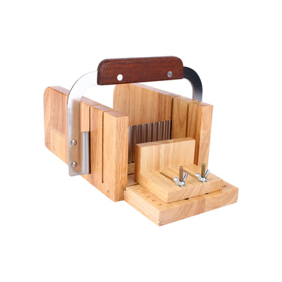 DIY Handmade Soap Tool Set Wooden Soap Loaf Mold Cutter Knife Soap Making Supplies