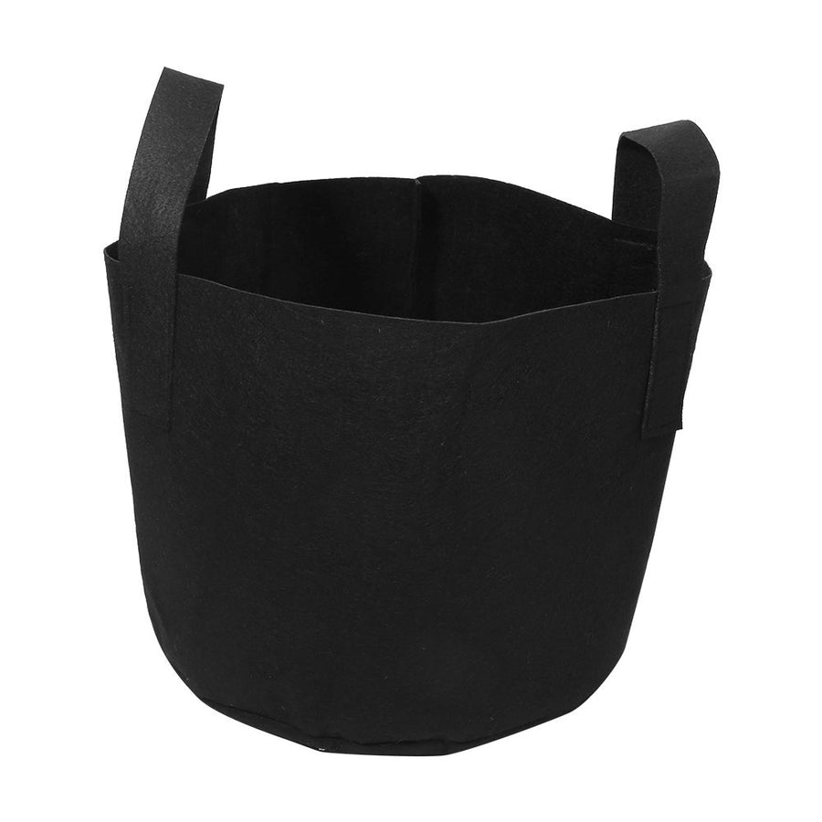 Black Plants Growing Bag Vegetable Flower Aeration Planting Pot Container (5 Gallon 25 x 30cm)