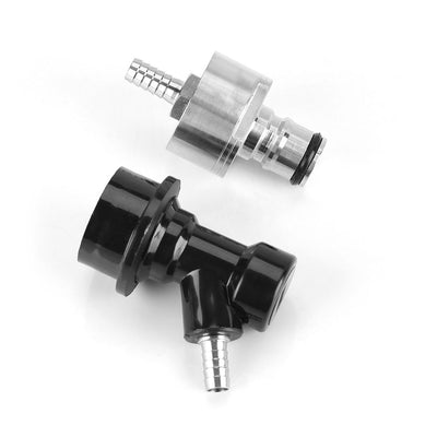 Homebrew Stainless Carbonation Cap Carbonator with Liquid Ball Lock Disconnect 1/4" Barb Hot