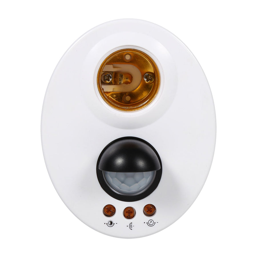 E27 110-250V Human Body Induction Automatic IR Infrared Sensor Light Socket Base Lamp Holder
