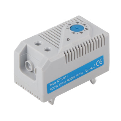 1Pc 0-60℃ Adjustable Electric Mechanical Thermostat Temperature Controller Switch (Blue Button)