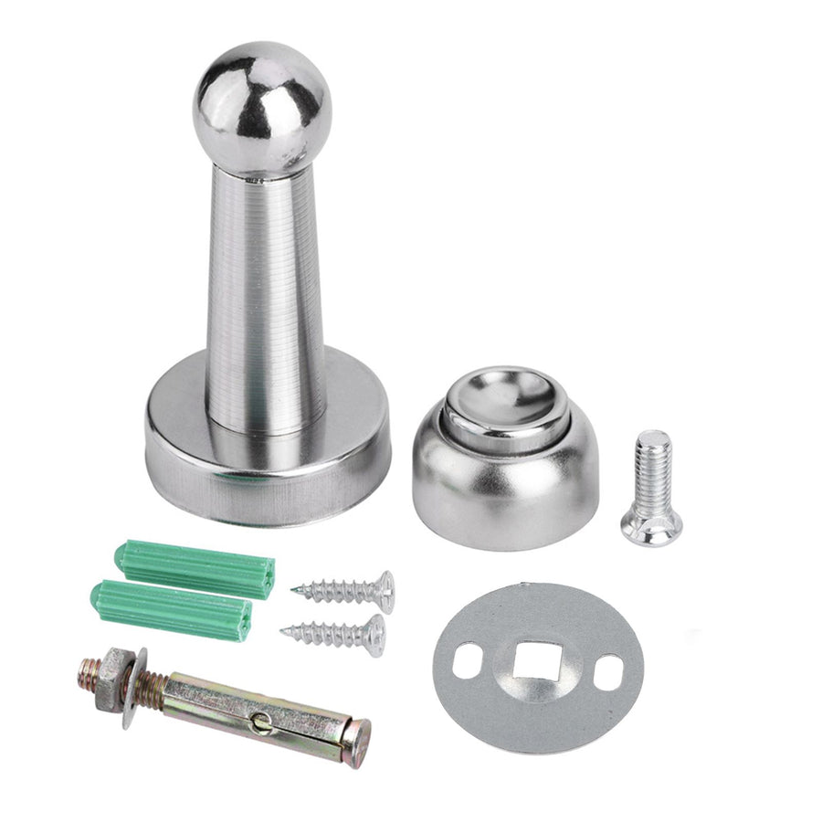 New Heavy Duty Stainless Steel Strong Magnetic Door Stopper Powerful Bedroom Doorstop