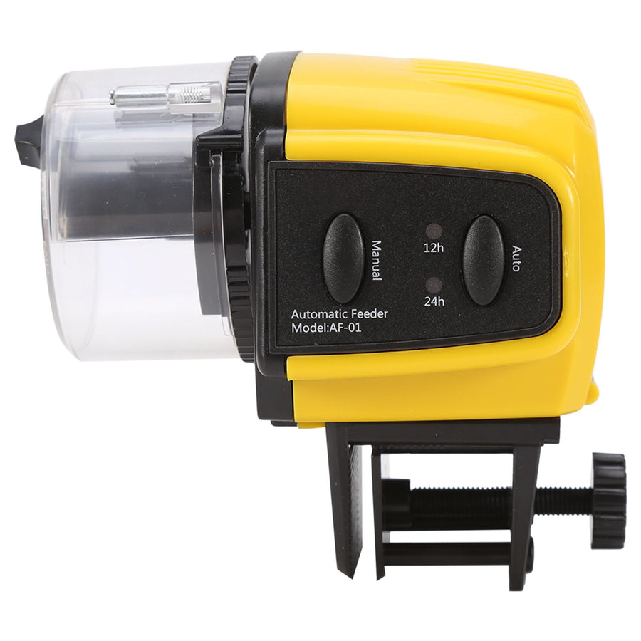 1Pc Digital Automatic Electrical Plastic Fish Feeder Timer Home Aquarium Tank Food Feeding Hot