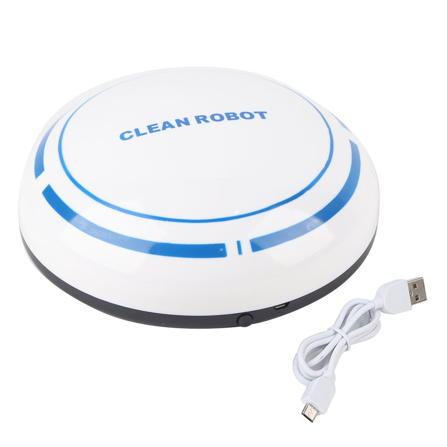 USB Rechargeable Smart Automatic Robotic Household Floor Cleaner Dust Sweeping Machine White