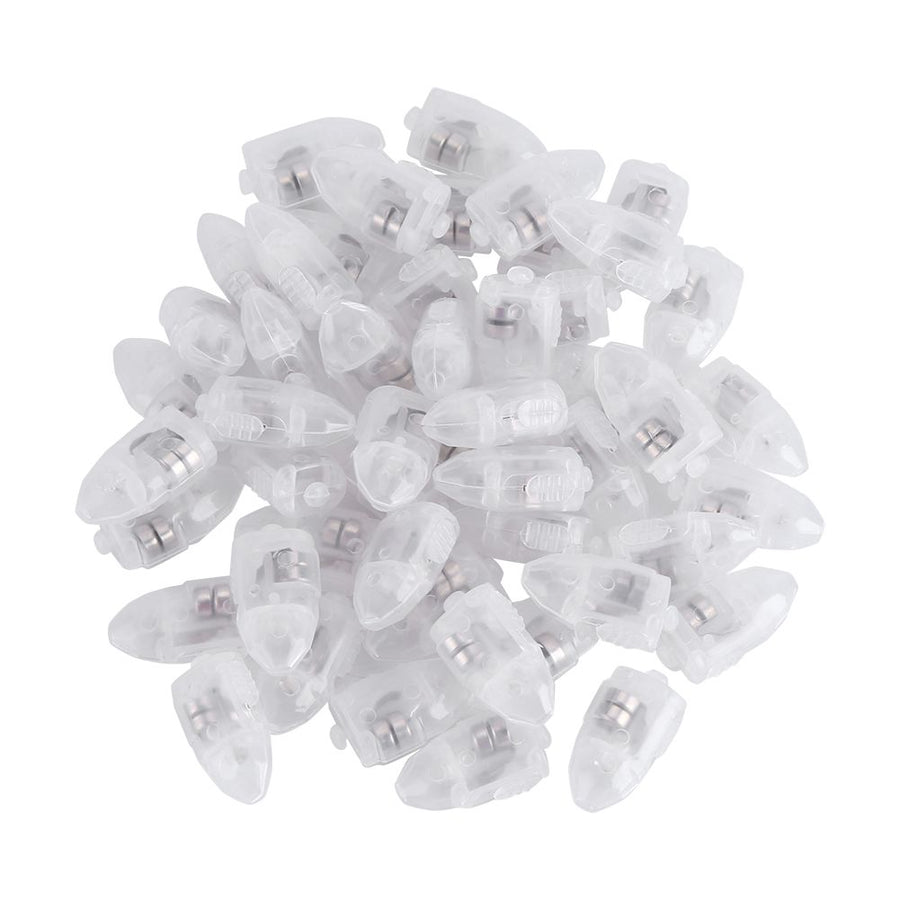 1 Set/50Pcs Waterproof LED Lights for Paper Lantern Ballon Wedding Party Decor White