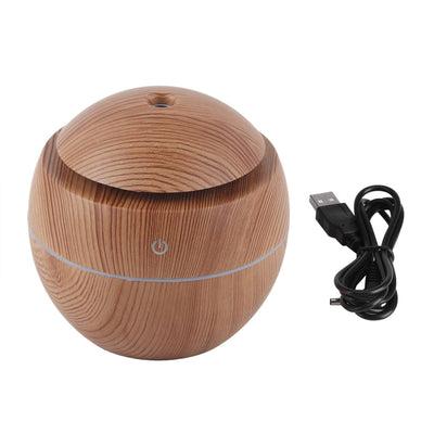 USB Essential LED Touch Aroma Ultrasonic Humidifier Oil Diffuser Air Purifier Yellow