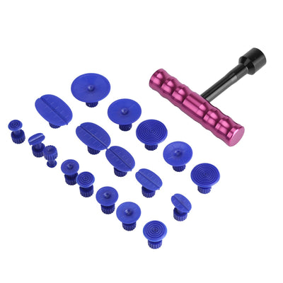 T Bar Car Body Panel Paintless Automobile Dent Removal Repair Lifter Tool 18Pcs Puller Tabs