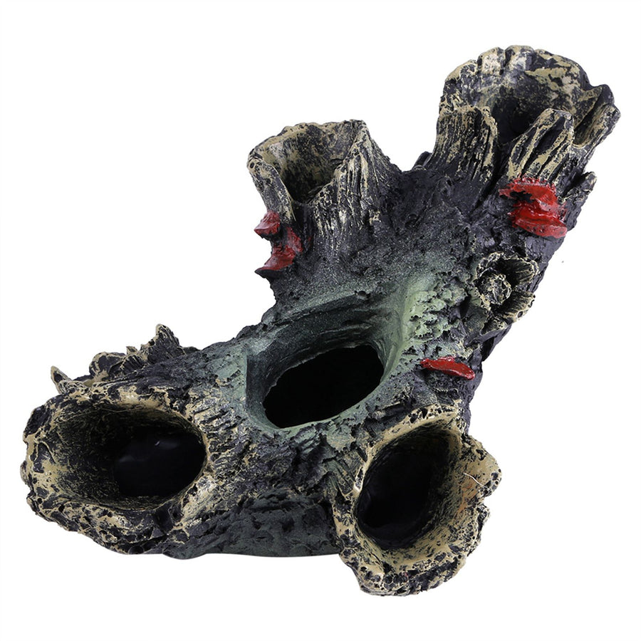 Artificial Resin Aqua Aquarium Dead Wood Fish To avoid Hole Tank Ornament Decor
