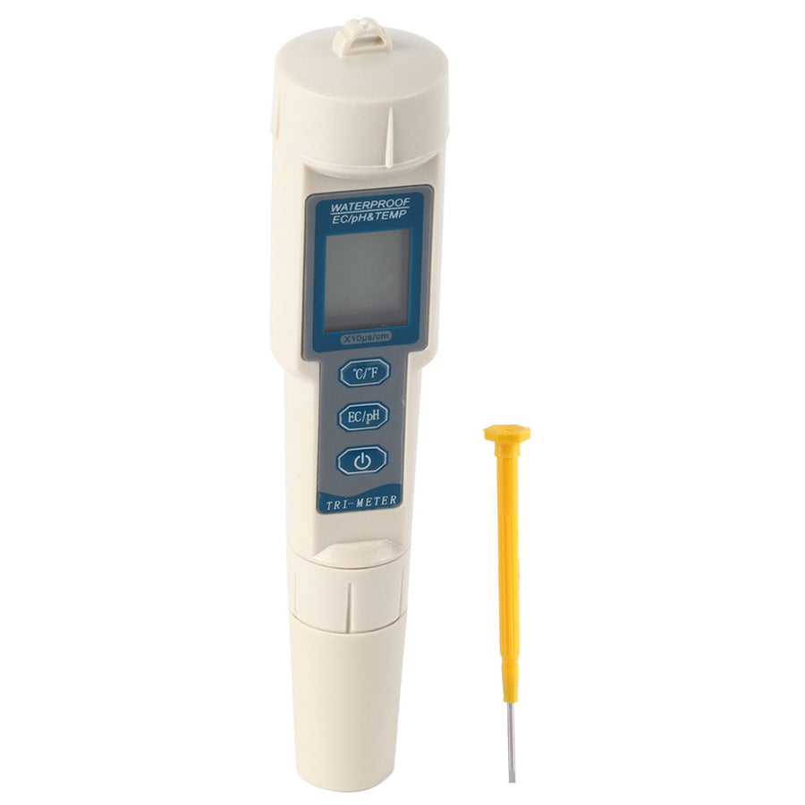 High Accuracy Portable 3 in 1 Pen Type Digital PH/EC/TEMP Meter Water Quality Monitor Tester