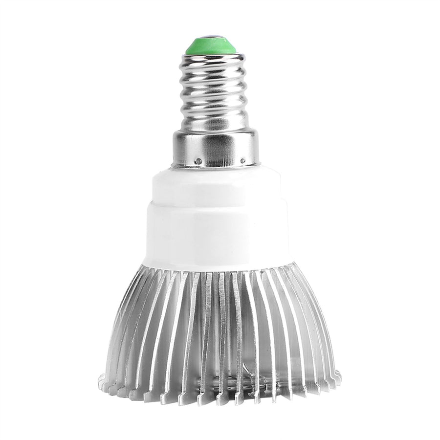 Full Spectrum 85-265V 18W 18 LED Grow Light Flower Plant Hydroponic Growth Bulb (E14)