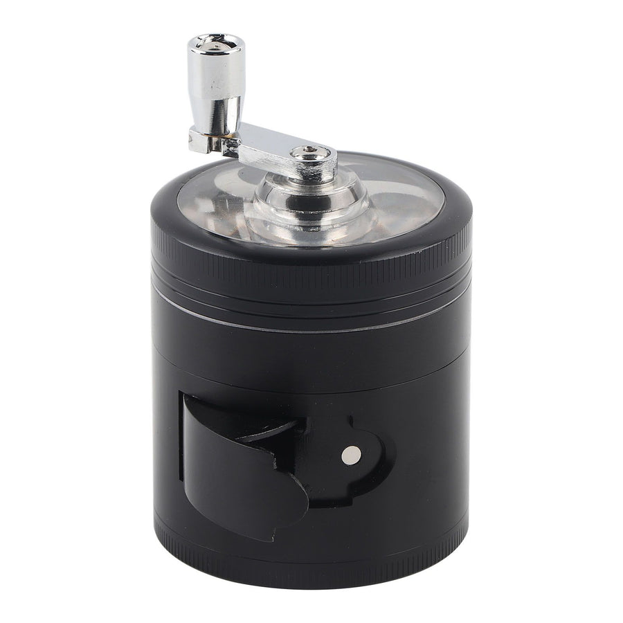 Manual Operated Zinc Alloy Herb Spice Kitchen Grinder with Crank Handle