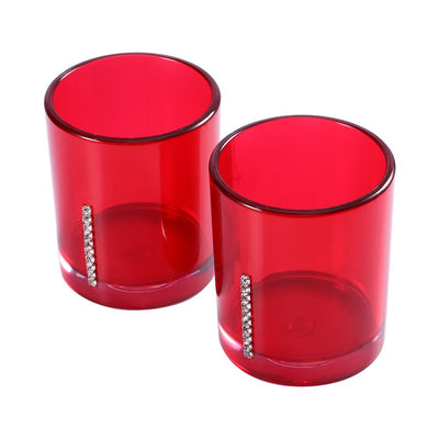 5PC/Set Acrylic Bathroom Accessories Bath Cup Bottle Toothbrush Holder Soap Dish