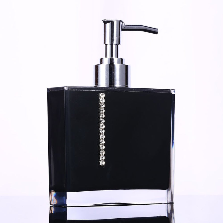 5PC/Set Acrylic Bathroom Accessories Bath Cup Bottle Toothbrush Holder Soap Dish