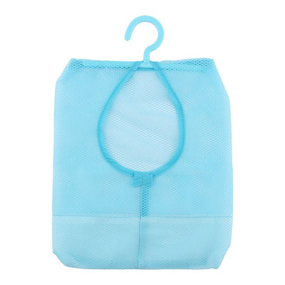 Kitchen Bathroom Hanging Storage Clothespin Mesh Bag Organizer Hanger Hook