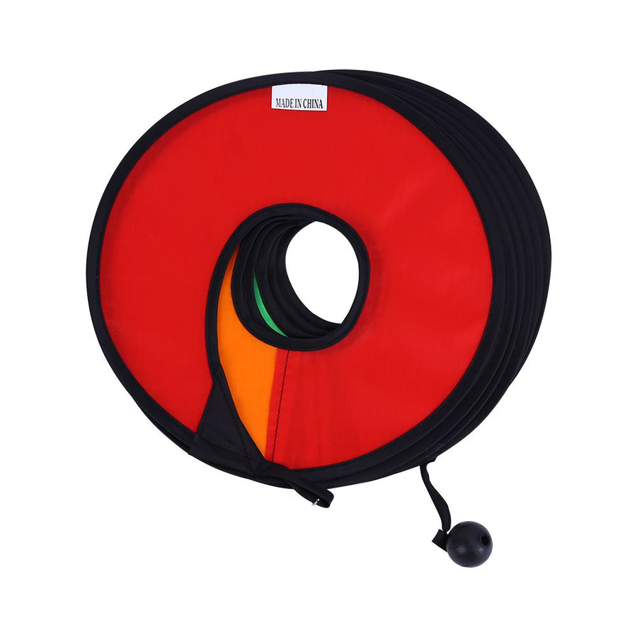 Foldable 140cm Spiral Windmill Colorful Wind Spinners Tent Garden Yard