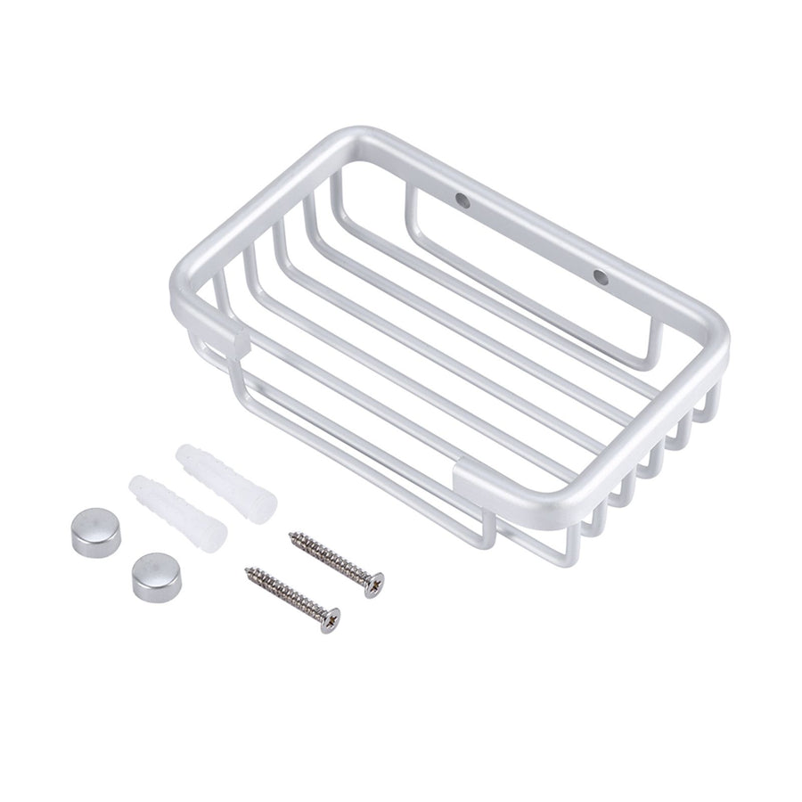 Household Wall‑Mounted Draining Soap Dish Box Holder Container Bathroom Accessory